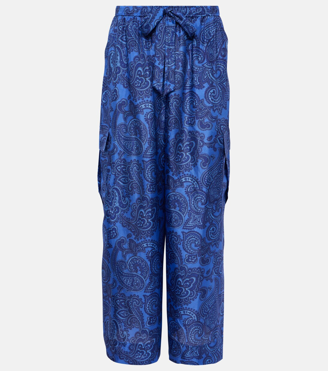 Ottie paisley silk habotai wide-leg pants | Mytheresa (US/CA)