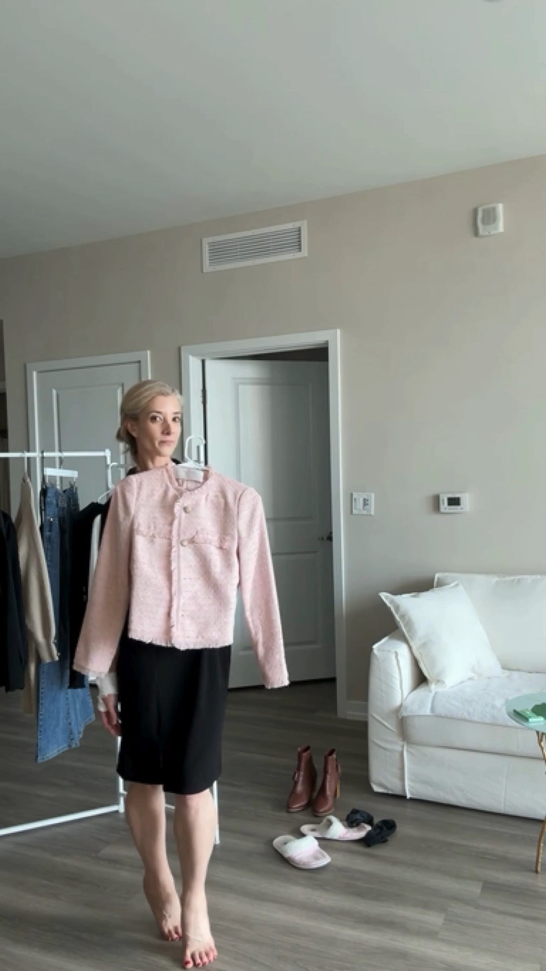 Do you love my Classic Collared V Neck Dress? The Ferragamo-looking Waist Belt is Included! Currently available in sizes Small, Medium, Large, X-Large, XX-Large on Amazon Fashion!

Style Tip: Pair w black pumps and layer w black cape (tagged) for an ultra chic, polished look. Wear to work or out for drinks with friends!

NOT bodycon if you size up like I did!

✨ Here’s Other Fashion Finds Under $100 You’ll See in This Live Show & in this post:
↪ Chic neutrals that match everything & build your wardrobe
↪ Staple pieces that exude effortless elegance, like high waist jeans paired with a Jackie O tweed blazer
↪ Polished everyday looks that make getting dressed easy!
↪ Chic Outfit Try-Ons: Elegant, versatile looks that make you look put-together instantly
↪ Natural Makeup Looks from Stila Cosmetics: Effortless, glowy routines for every day or a night out
↪ Style Tips You’ll Trust: Real advice on how to look expensive without overspending
↪ Shop With Me Live: Discover my favorite Amazon pieces and how I style them

#LTKFindsUnder50 #LTKWorkwear #LTKStyleTip