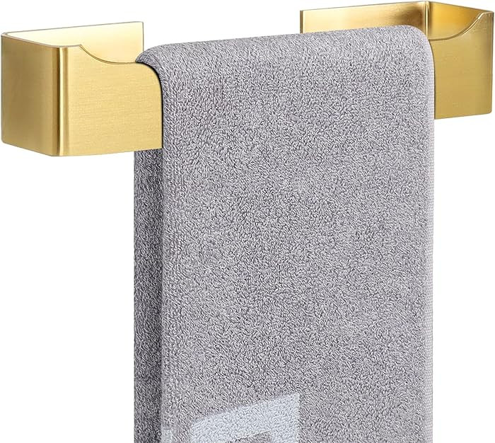 NearMoon Self Adhesive Hand Towel Holder/Towel Ring, Stainless Steel Hand Towel Bar Rustproof Sti... | Amazon (US)