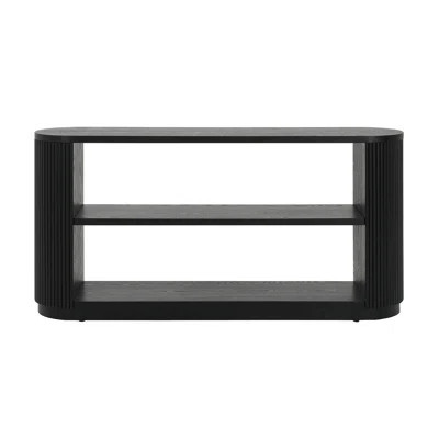 Modern Entryway Console Table - Slim Sofa Table With Open Shelf & Elegant Wood Grain, Multi-Functional Hallway Table For Living Room | Wayfair North America