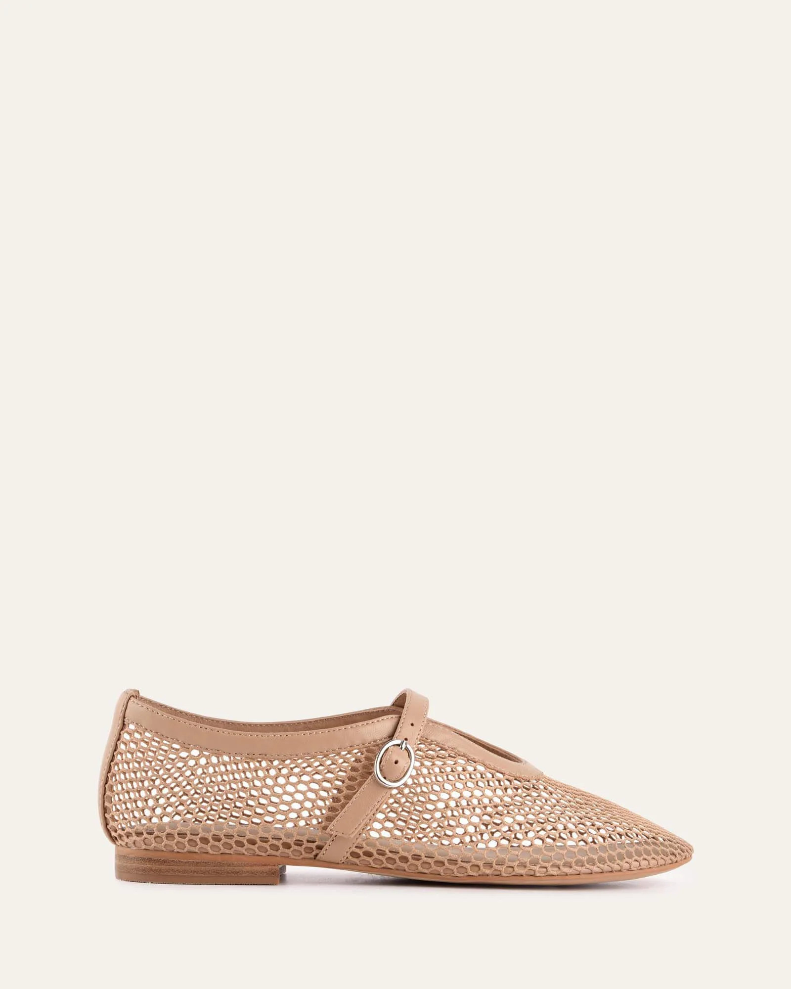 FOLEY CASUAL FLATS TAN MESH | Jo Mercer (AU)