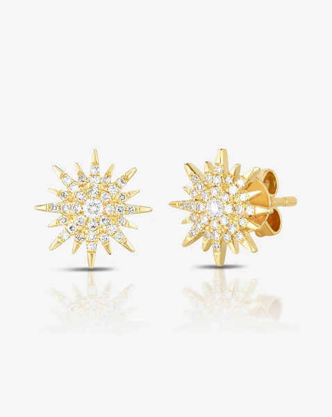 Starburst Diamond Studs | Ring Concierge