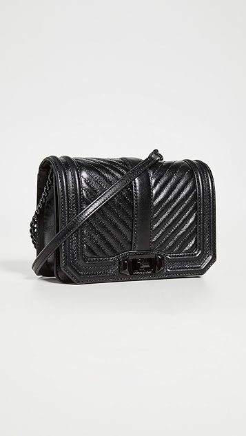 Chevron Quilted Small Love Crossbody Bag | Shopbop