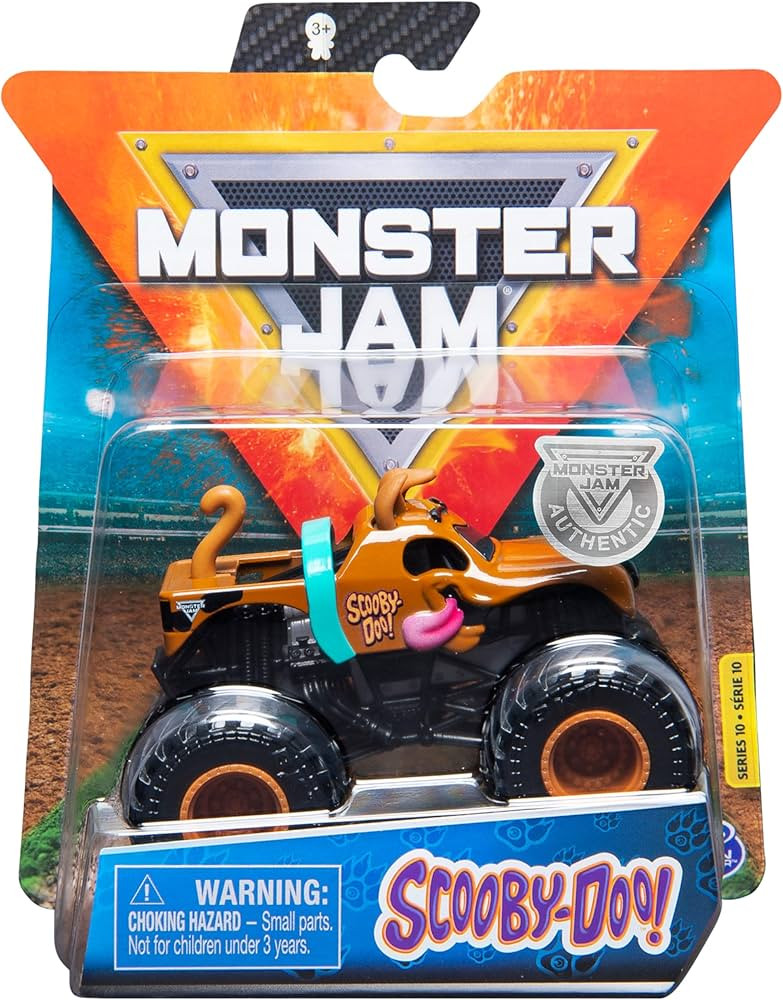 Monster Jam, Official Scooby Doo Truck, Die-Cast Vehicle, Ruff Crowd Series, 1:64 Scale | Amazon (US)