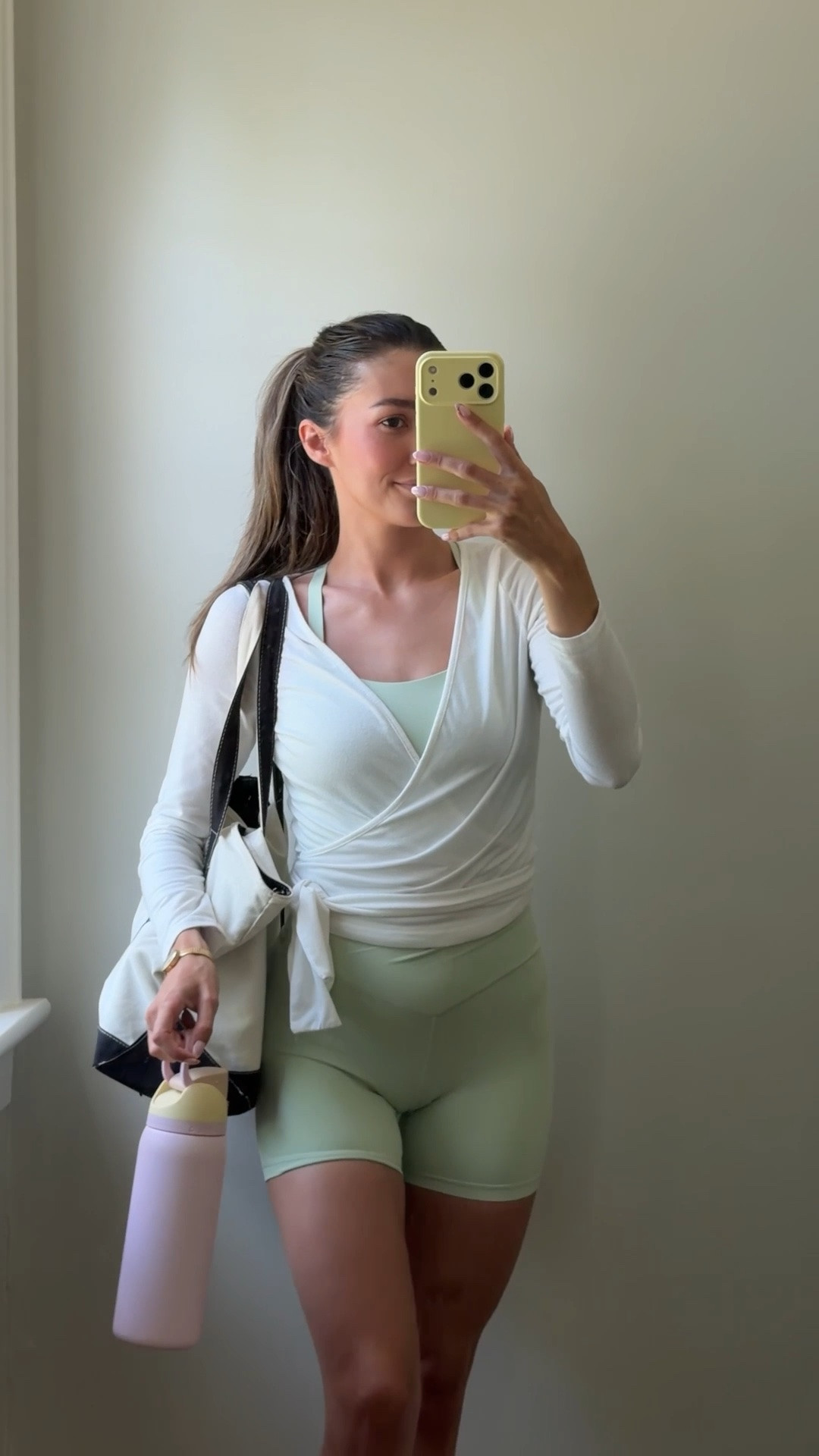 Cutest workout set from aerie! Wearing size S in top and bottom!

#LTKootd