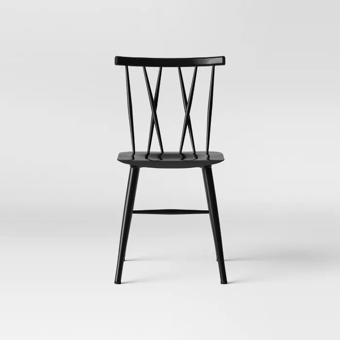 Becket Metal X Back Dining Chair Black - Project 62™ | Target