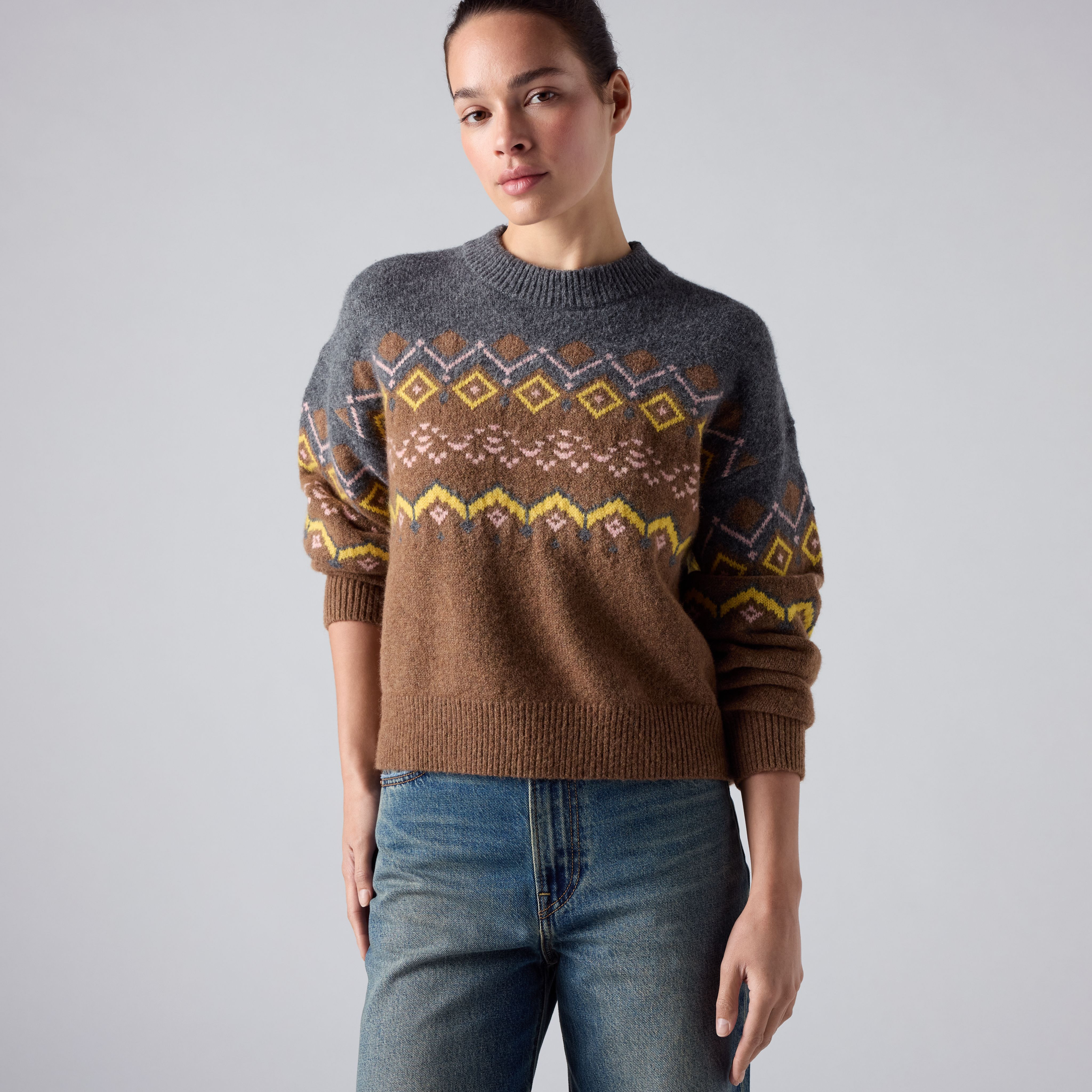 Levi's Charlotte Fairisle Crewneck Sweater - Women's L | Levi's US