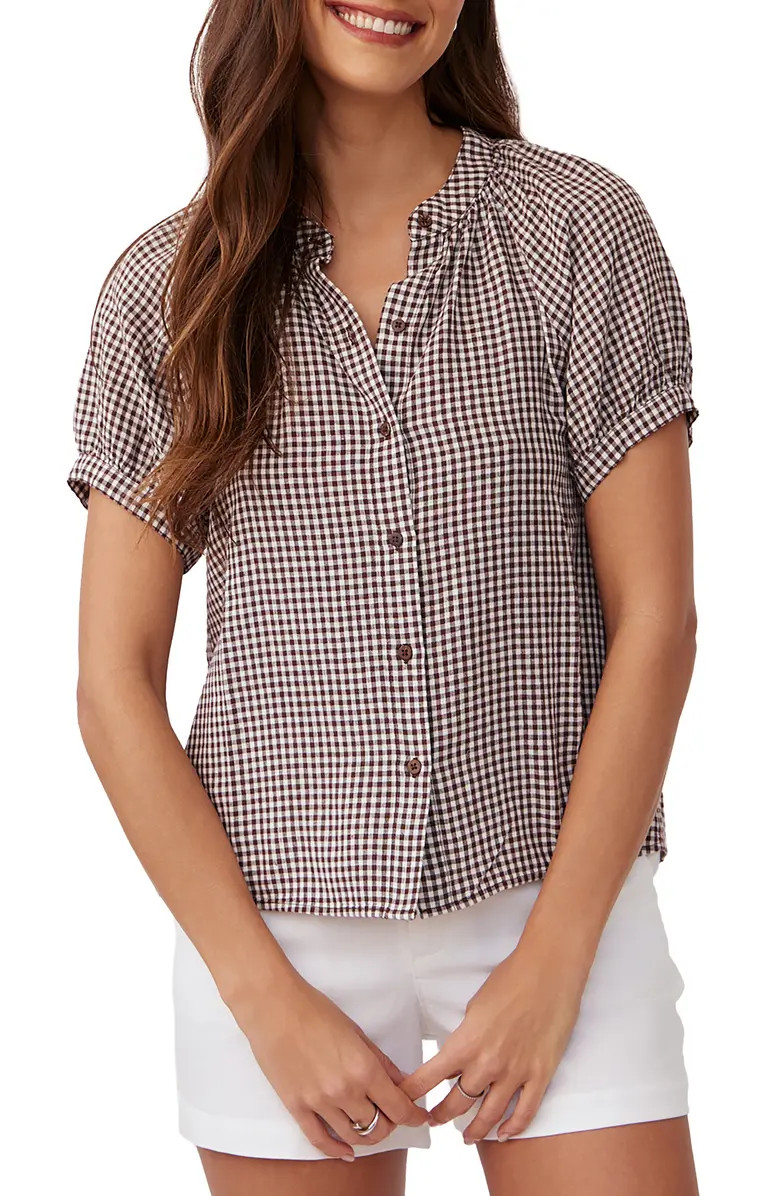 Brown Micro Gingham | Nordstrom