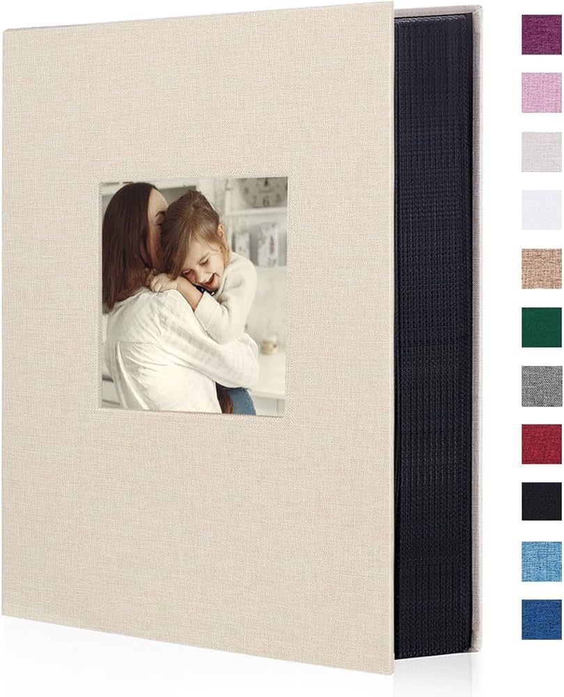 Artmag Fabric Photo Album 4x6 300 Large Capacity for Family Wedding Anniversary Linen Album Holds... | Amazon (US)