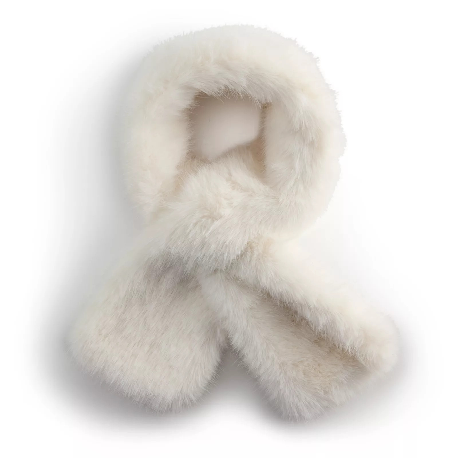 LC Lauren Conrad Long Pile Faux Fur Shawl | Kohl's