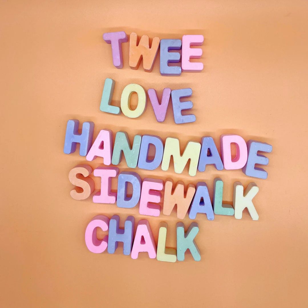 TWEE Custom Made for YOU Handmade Sidewalk Chalk CUSTOM Name Box | Etsy (US)