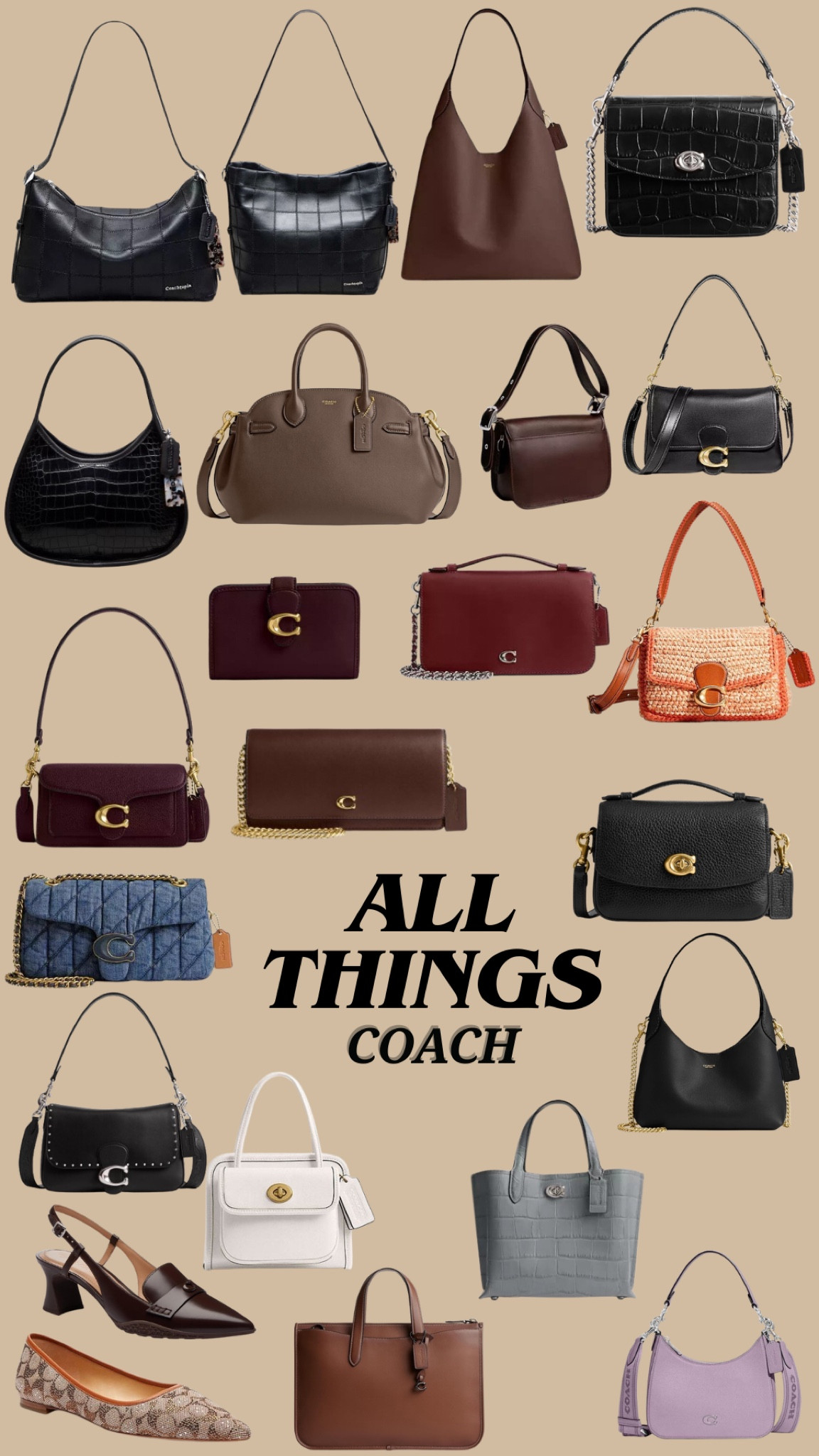 Fall Outfit Must Have? Coach! I’m obsessed with their re-brand. Here are a few of my favorite pieces.