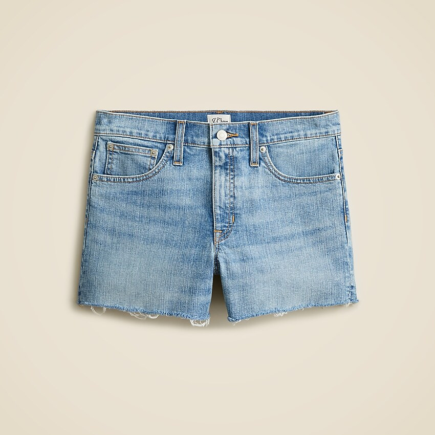Mid-rise denim short in Bleecker wash | J. Crew US
