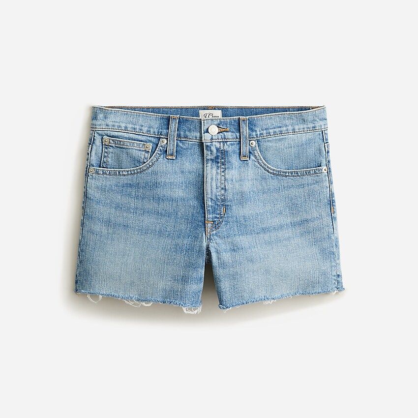 Mid-rise denim short in Bleecker wash | J.Crew US