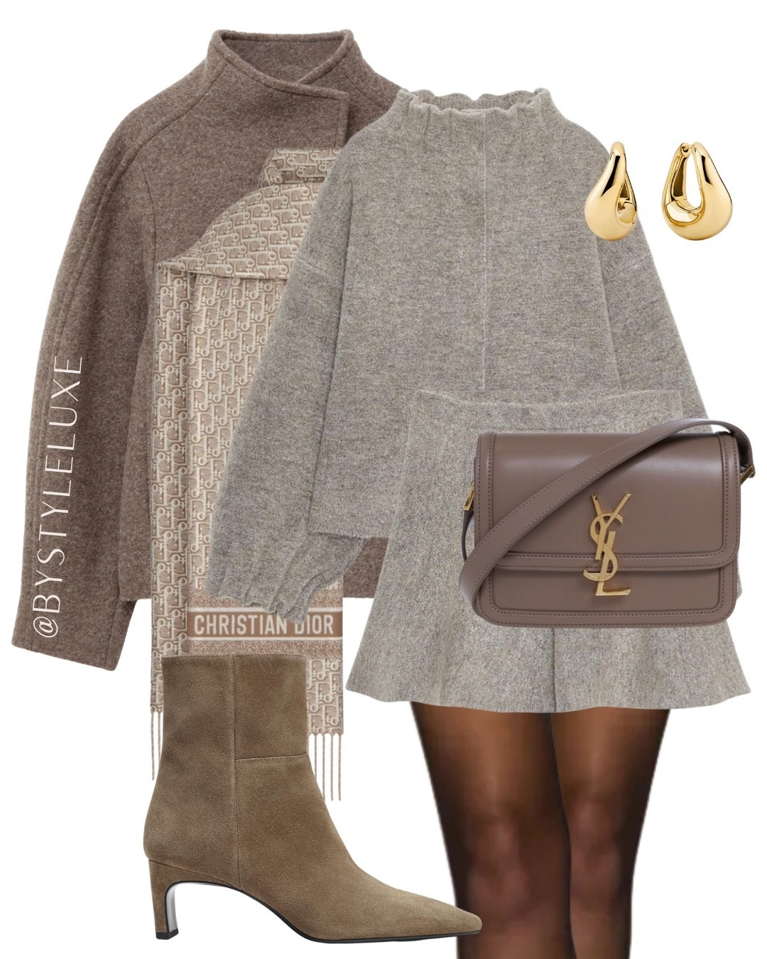 ZARA Knitted Set - love this chic grey knitted jumper and skirt set styled here with the bestselling suede ankle boots. They’re back in stock and the perfect heel height 

#coord #autumnoutfit #boots

#LTKdatenight #LTKautumn #LTKshoes