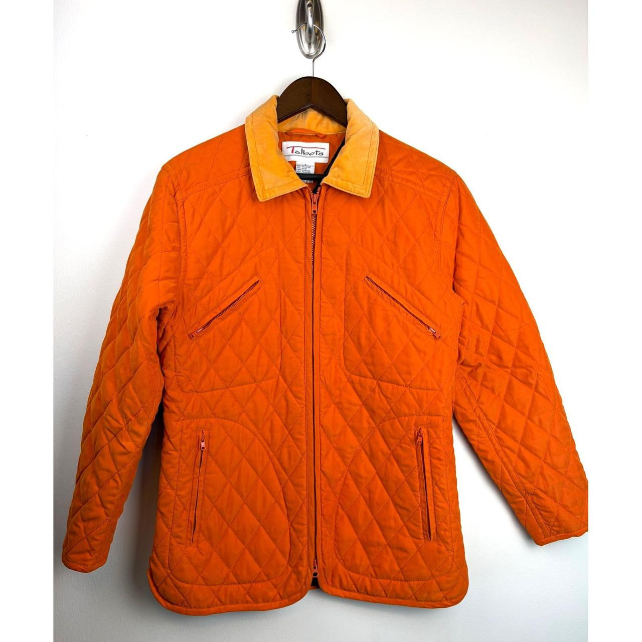 Talbots Women's Lightweight Jacket - Orange - S | Depop US