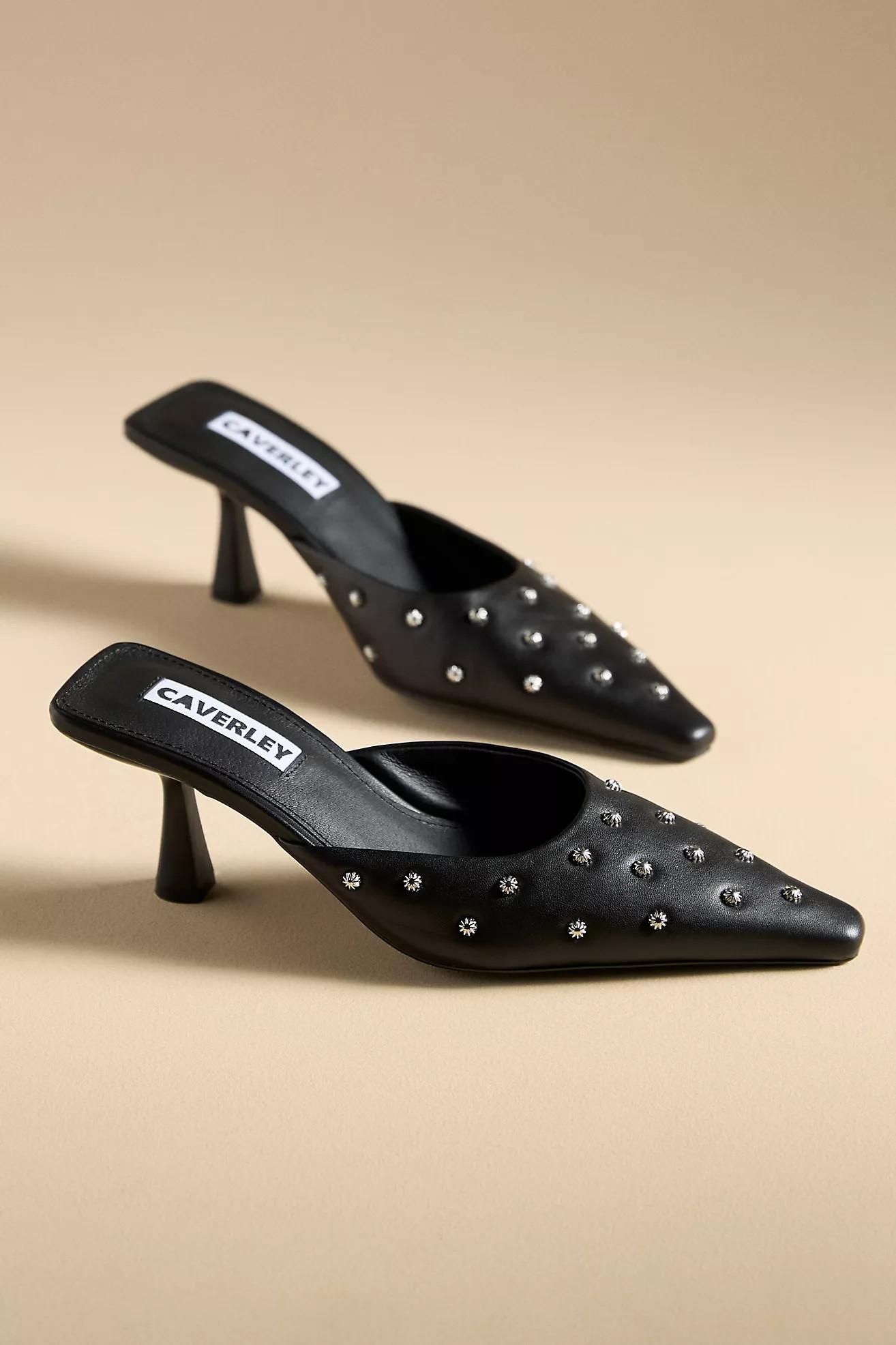 CAVERLEY Tika Kitten-Heel Mules | Anthropologie (US)