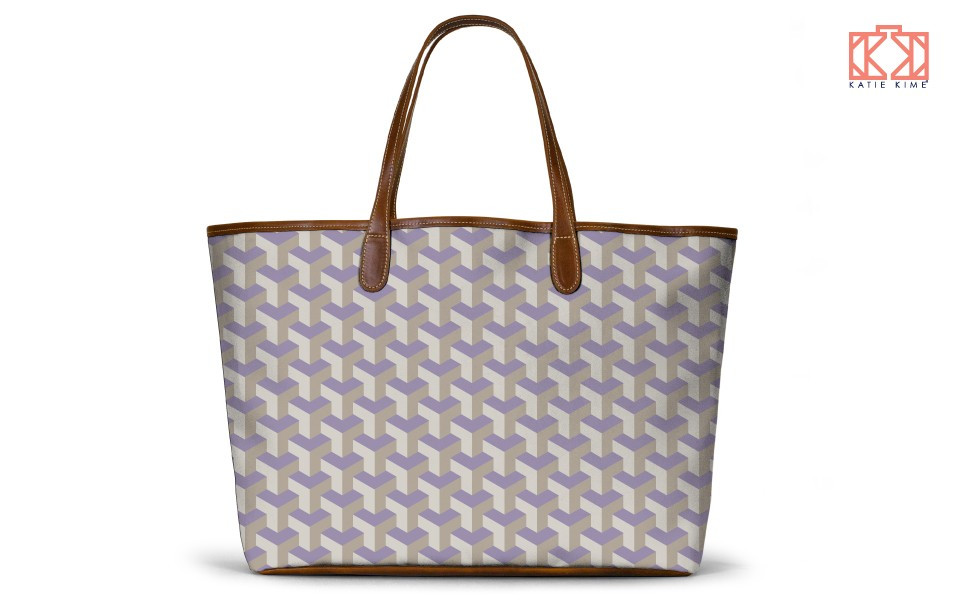 St. Anne Tote - Monogram Stripe | Barrington Gifts