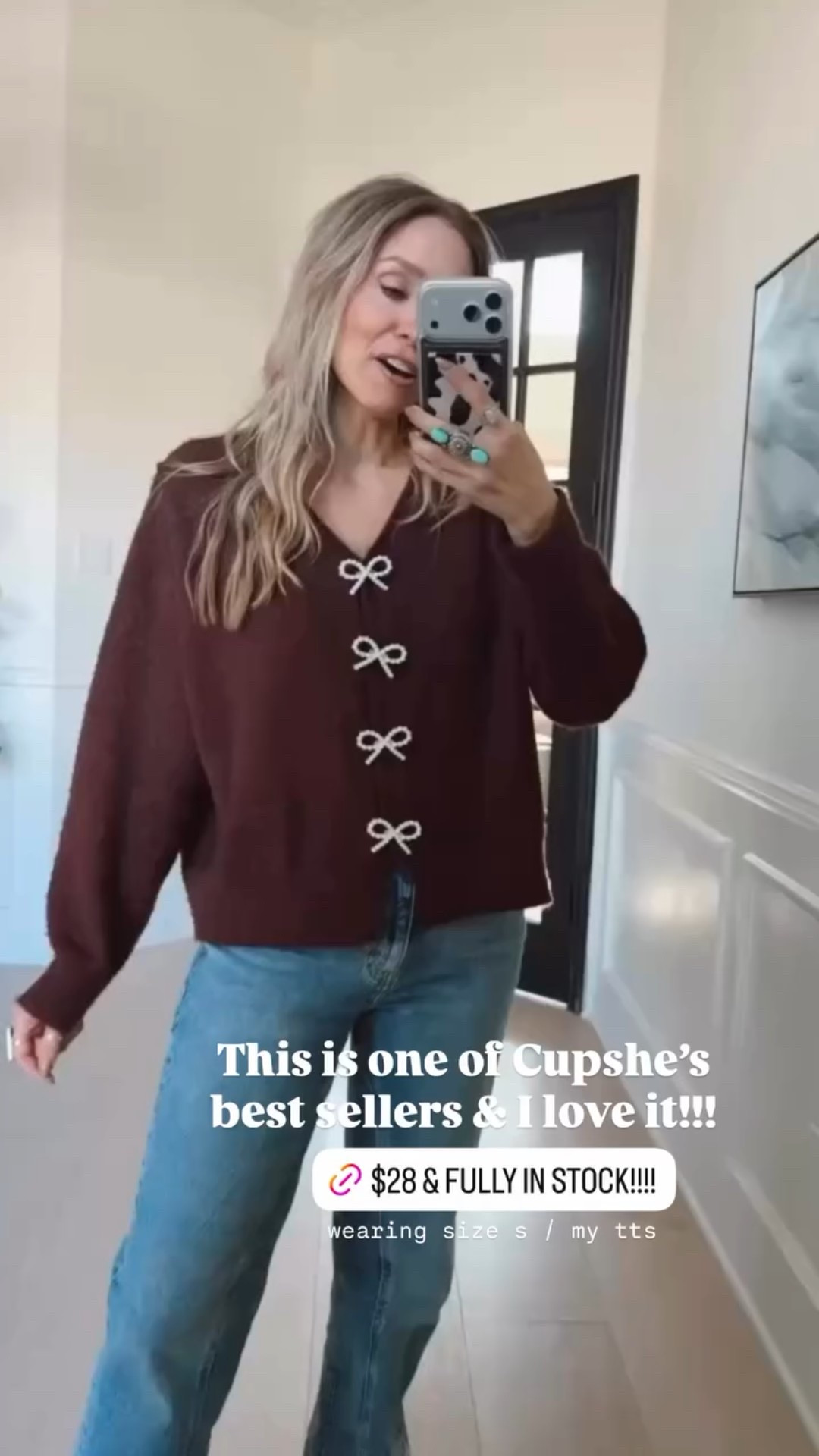 This is one of Cupshe’s best sellers & I love it!!! wearing size s / my tts