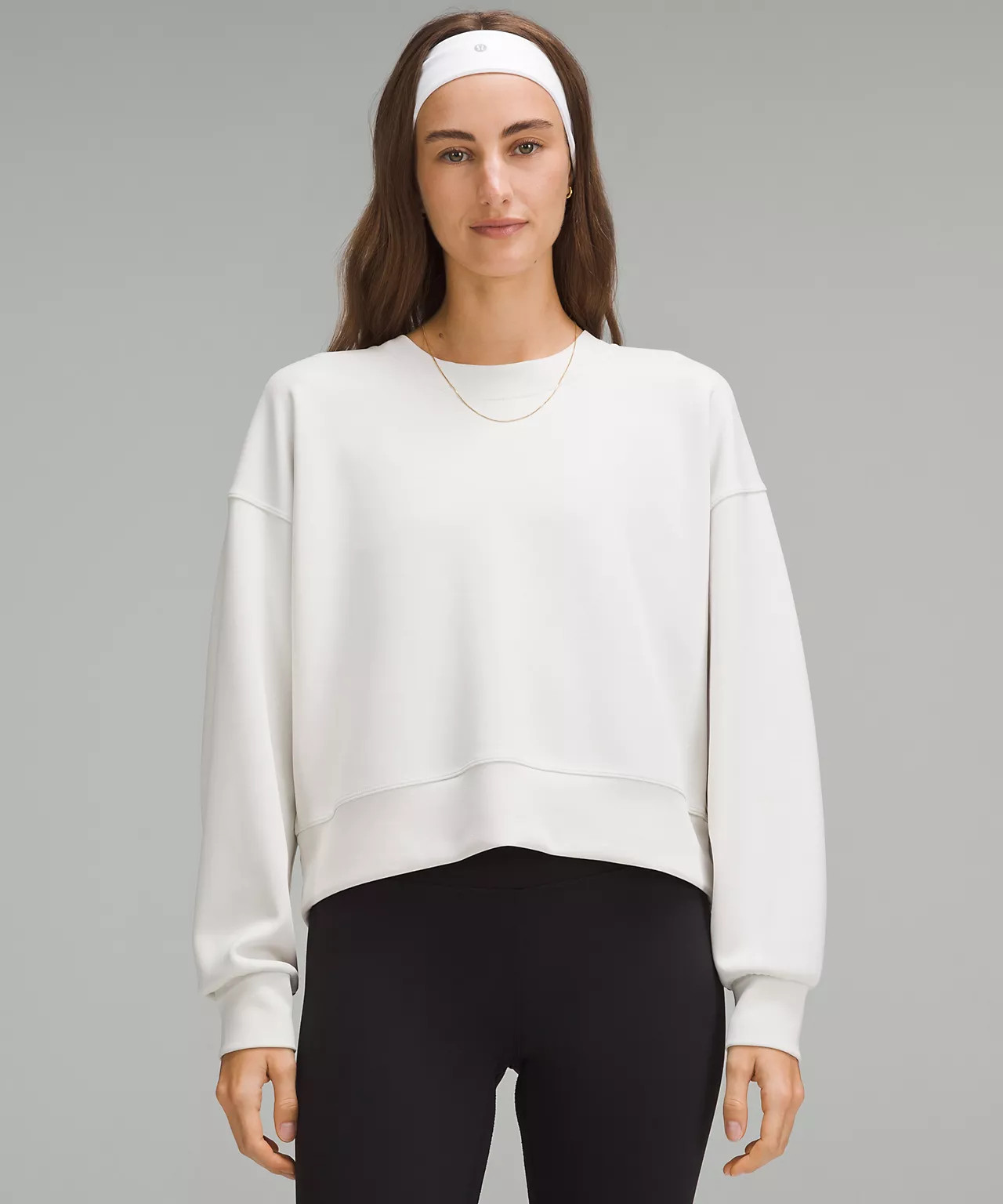 Softstreme Perfectly Oversized Cropped Crew | Women's Hoodies & Sweatshirts | lululemon | Lululemon (US)