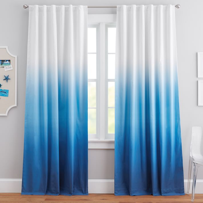 Ombre Blackout Curtain | Pottery Barn Teen