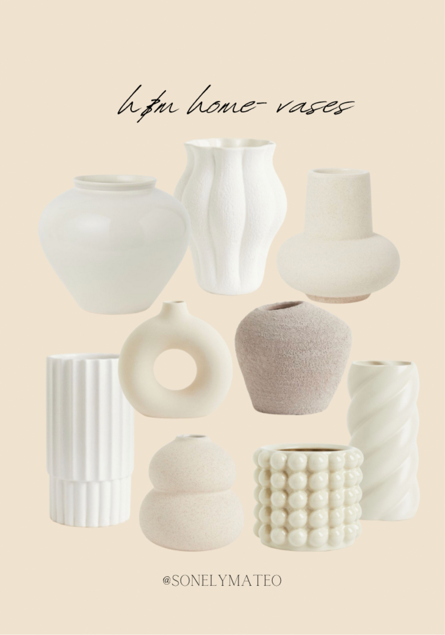 Textured Ceramic Vase White - … curated on LTK