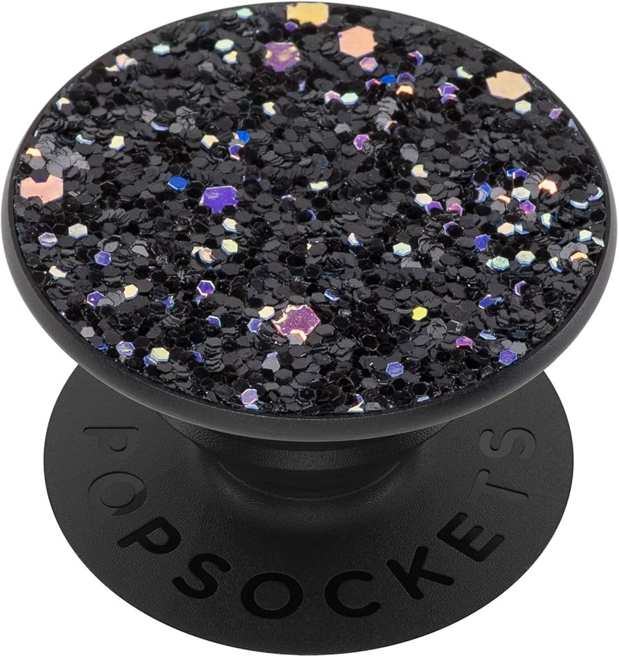 ​​​​PopSockets Phone Grip with Expanding Kickstand, PopSockets for Phone - Sparkle Black | Amazon (US)