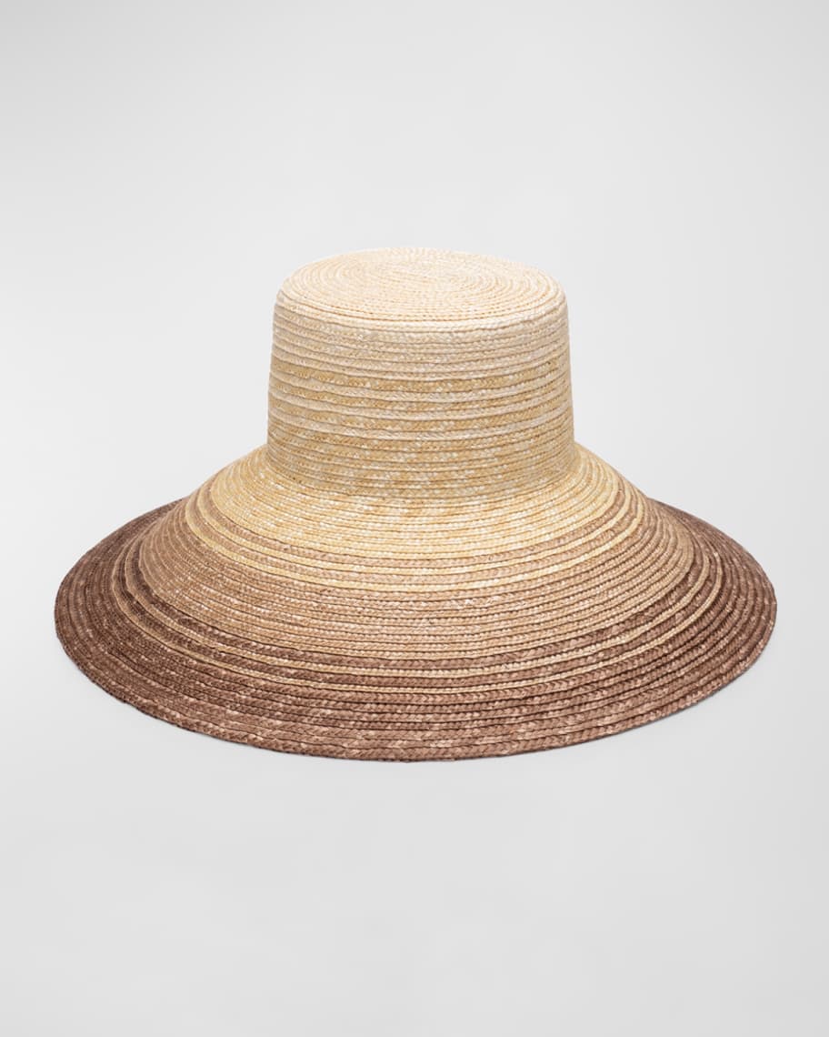 Eugenia Kim Mirabel Ombre Straw Wide Brim Hat | Neiman Marcus