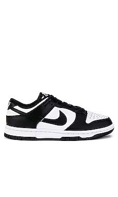 Nike Dunk Low Sneaker in White, Black, & White from Revolve.com | Revolve Clothing (Global)