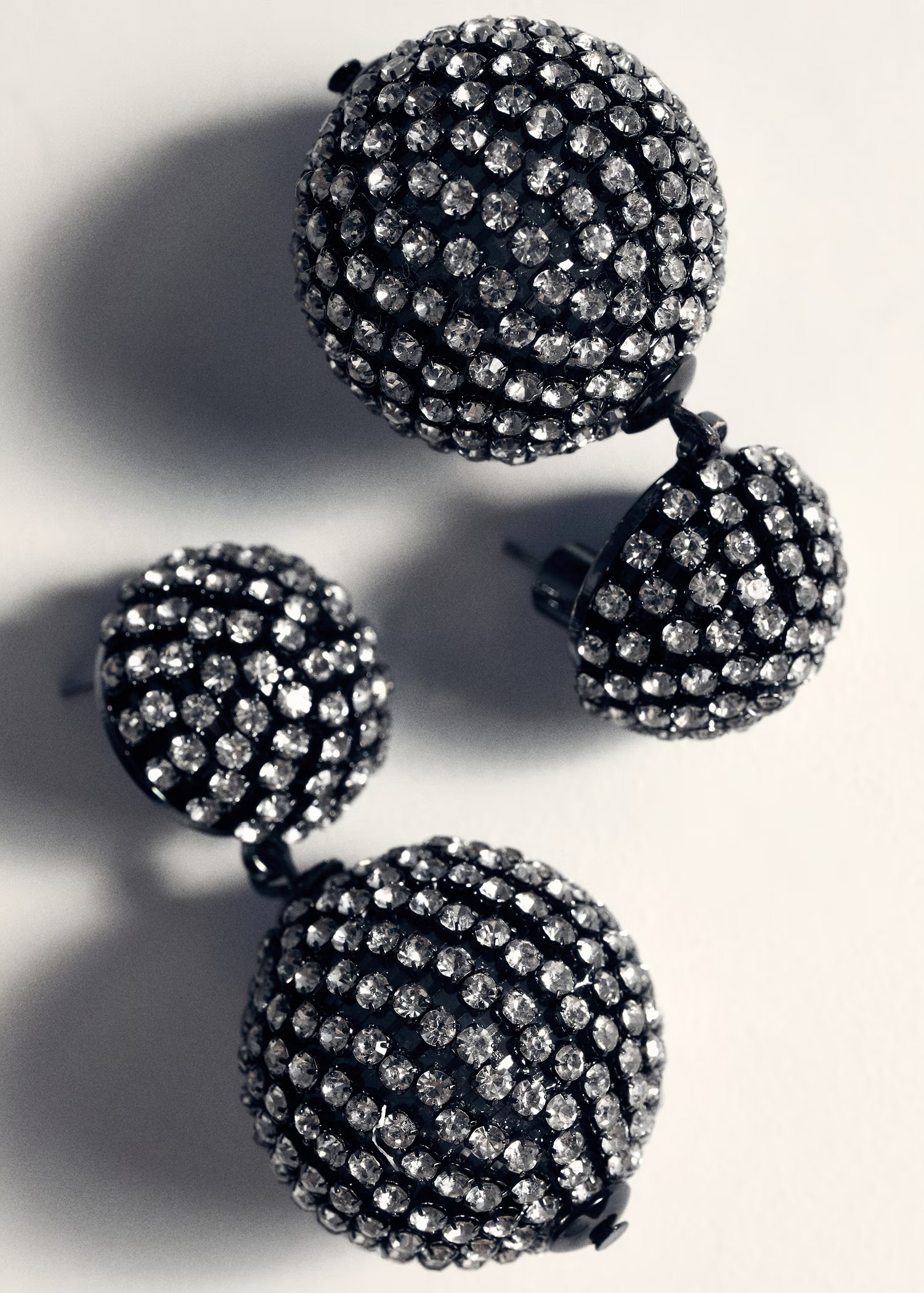 Crystal sphere pendant earrings - Women | MANGO United Kingdom | MANGO (UK)