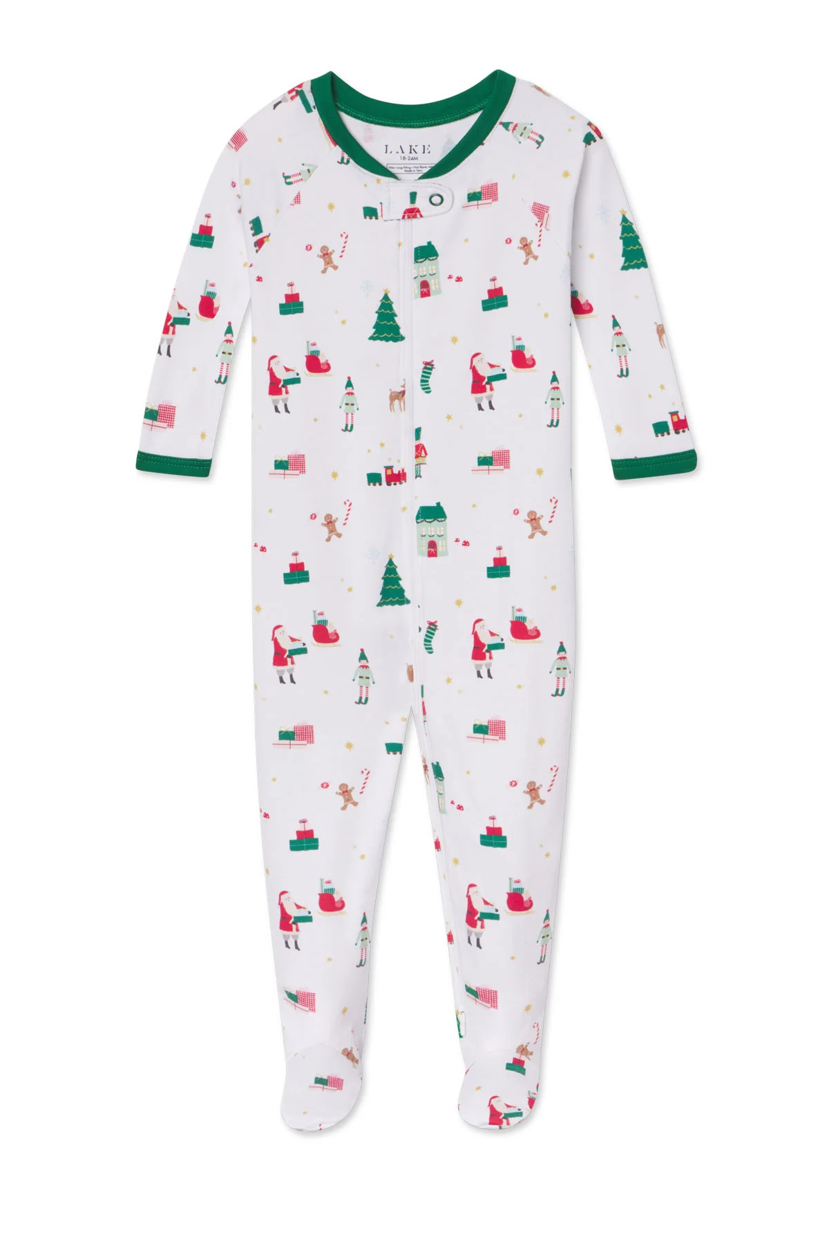 Baby Sleeper in Holly Jolly | Lake Pajamas