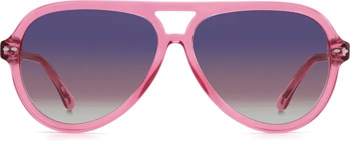 Isabel Marant 59mm Gradient Aviator Sunglasses | Nordstrom | Nordstrom