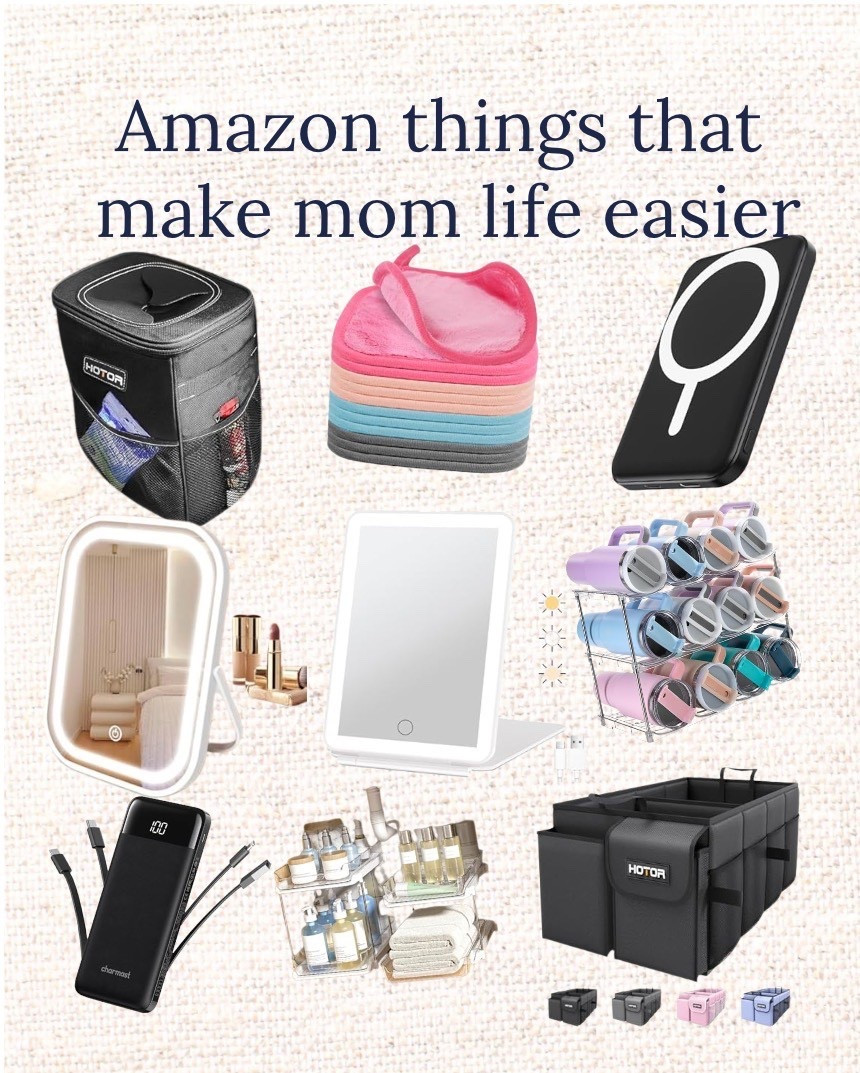 Amazon things that make mom life easier 🤍
These are the little things that help keep our busy house of 7 running smoother.

From car organizers to beauty storage and everyday essentials I use all the time.

#LTKmomlife #LTKdayinmylife #LTKHome