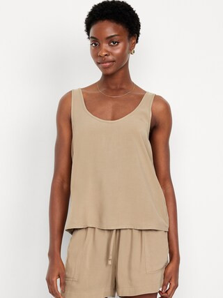 Scoop-Neck Shell Tank Top | Old Navy (US)