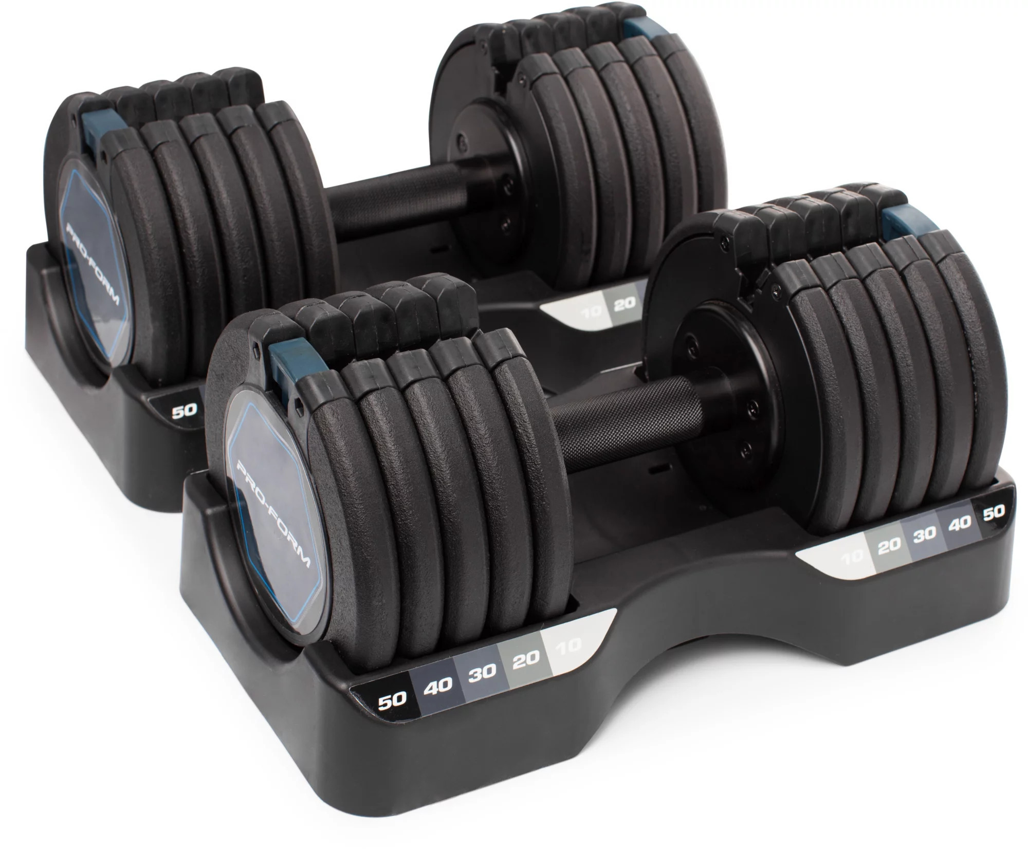ProForm Select-A-Weight Dumbbell Set – 50 lbs., Steel | DICK'S Sporting Goods