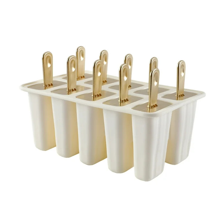 Cook with Color 10-Cavity Silicone Ice Pop Mold – Flexible, Durable & Easy to Use | Walmart (US)