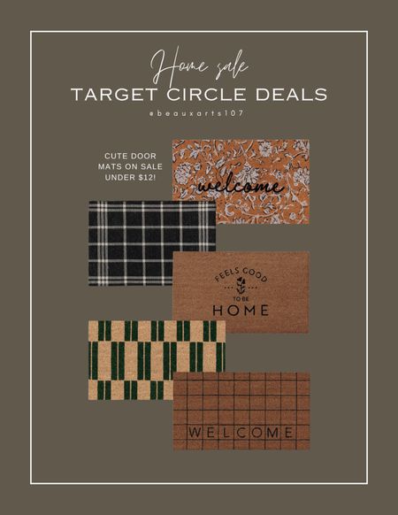 Shop these cute outdoor door mats under $12 starting at just $7!

#LTKxTarget #LTKfindsunder100 #LTKsalealert