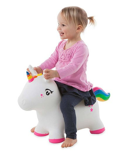 HearthSong Unicorn Indoor/Outdoor Jump Along Toy | Best Price and Reviews | Zulily | Zulily