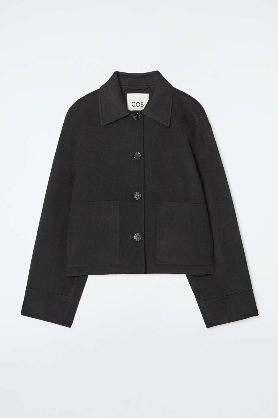 BOXY DOUBLE-FACED WOOL JACKET | COS UK