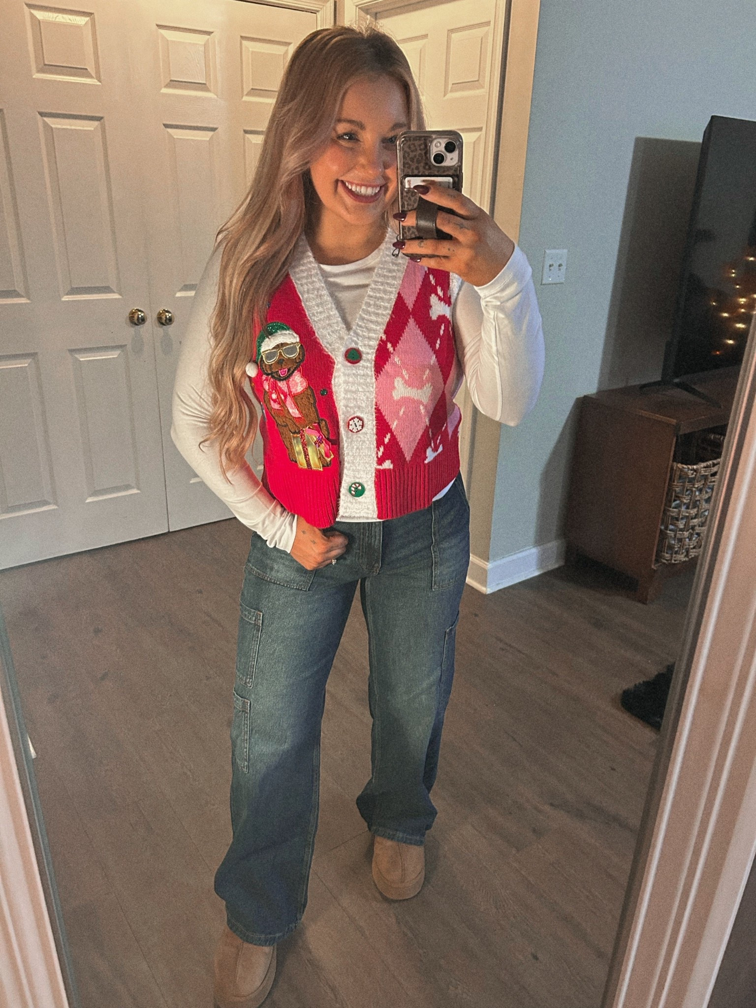 More Walmart holiday cuteness! 😍🎄✨ How adorable is this vest?! 

#LTKHoliday #LTKSeasonal #LTKMidsize