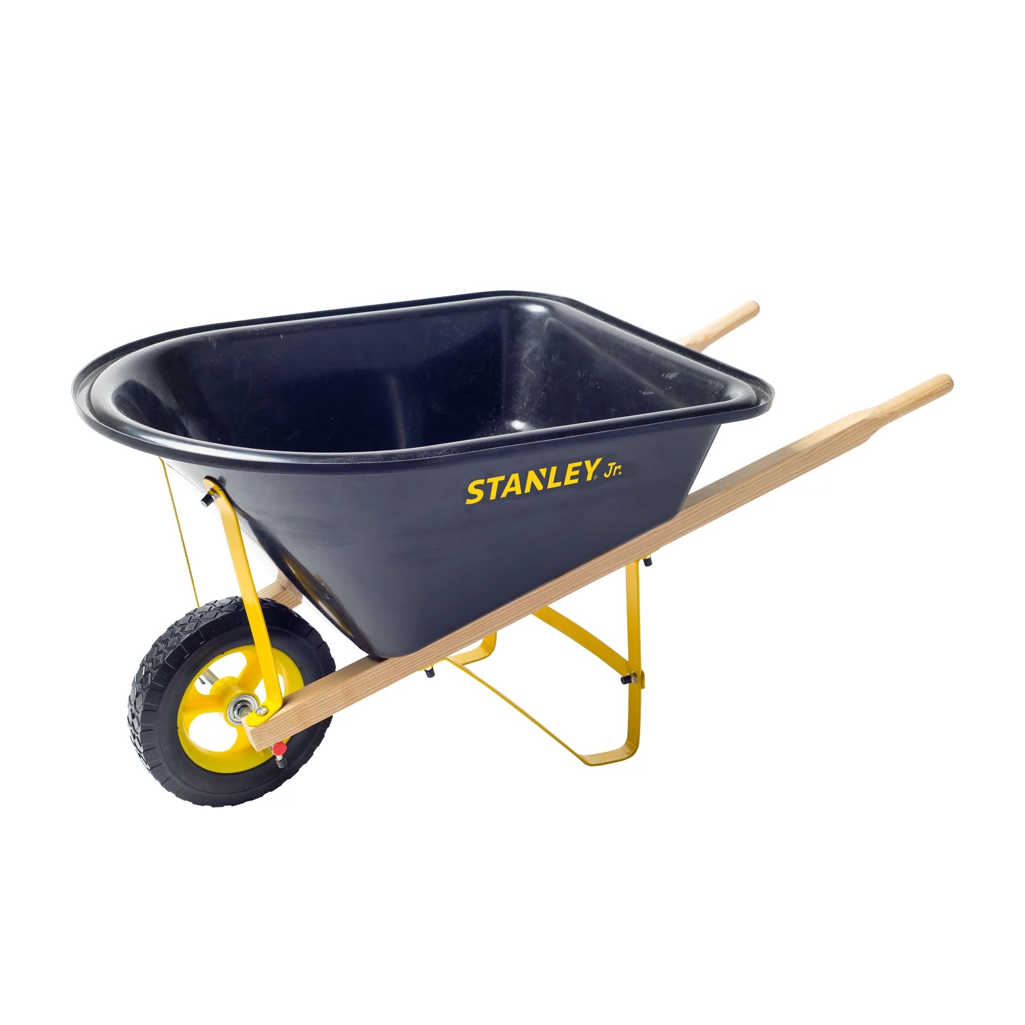 STANLEY Jr - Wheelbarrow, Kids Size, 32"L x 16"W x 17"H (Yellow/Black) | Walmart (US)