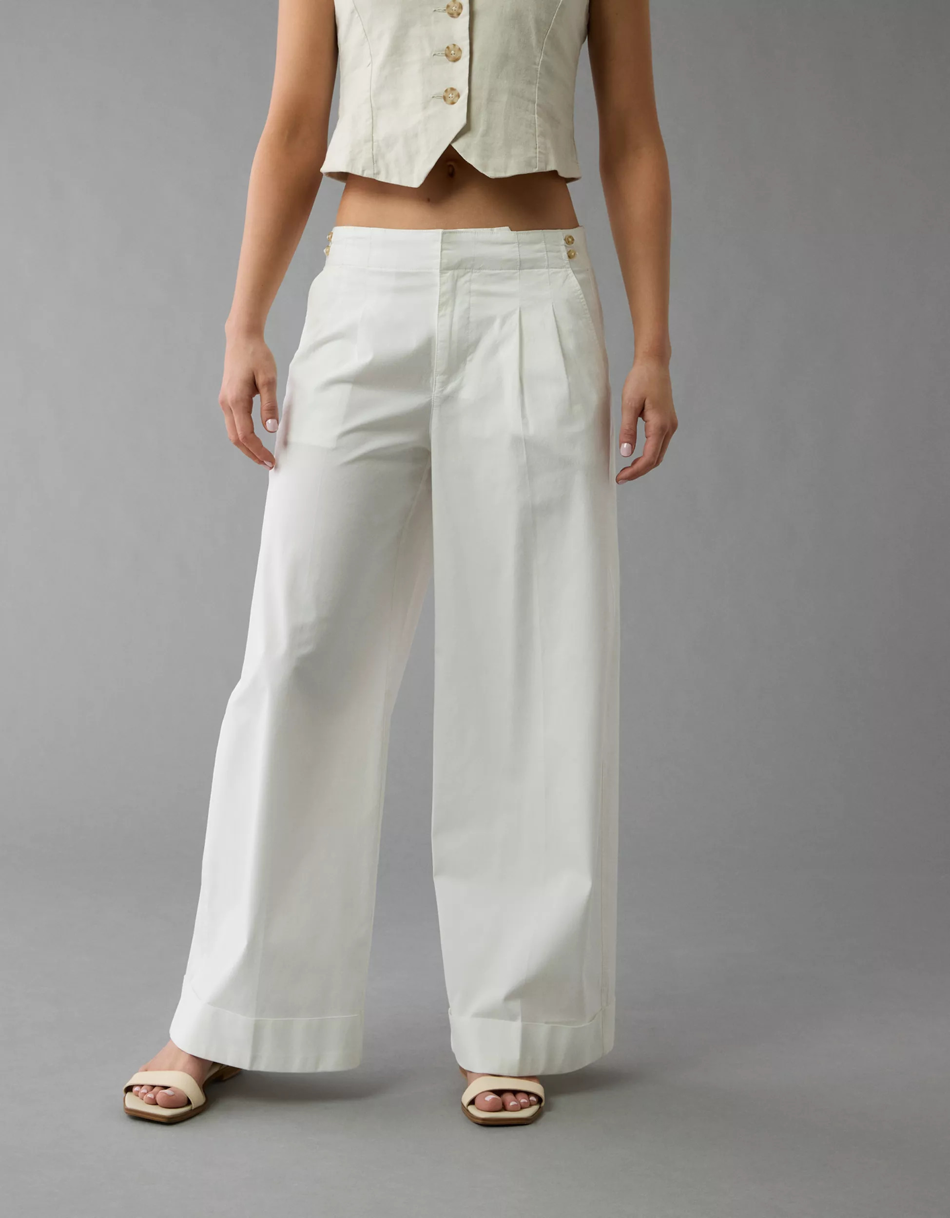 AE Poplin Pull-On Pant | American Eagle Outfitters (US & CA)