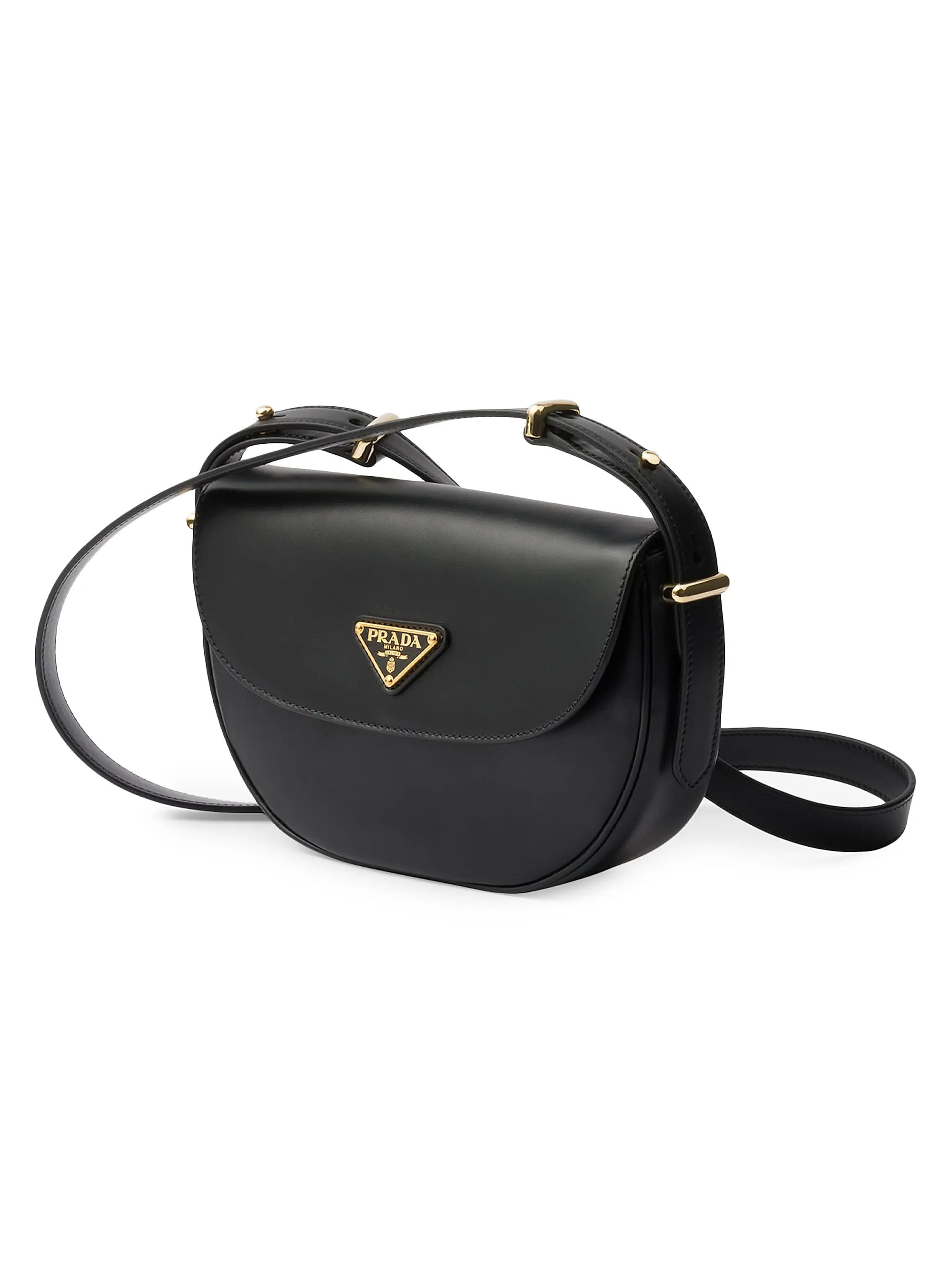 Arqué Leather Shoulder Bag with Flap | Saks Fifth Avenue