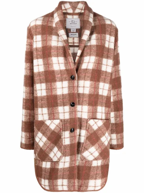 Gentry plaid-check coat | Farfetch (US)