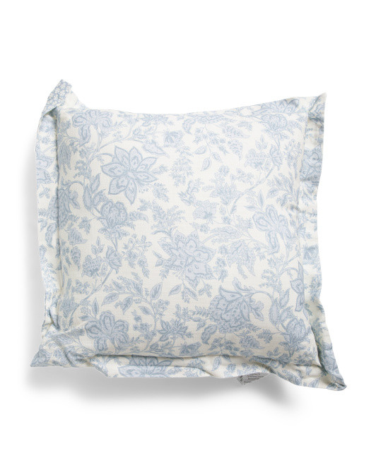20x20 Coastal Jacobean Floral Pillow | Throw Pillows | Marshalls | Marshalls
