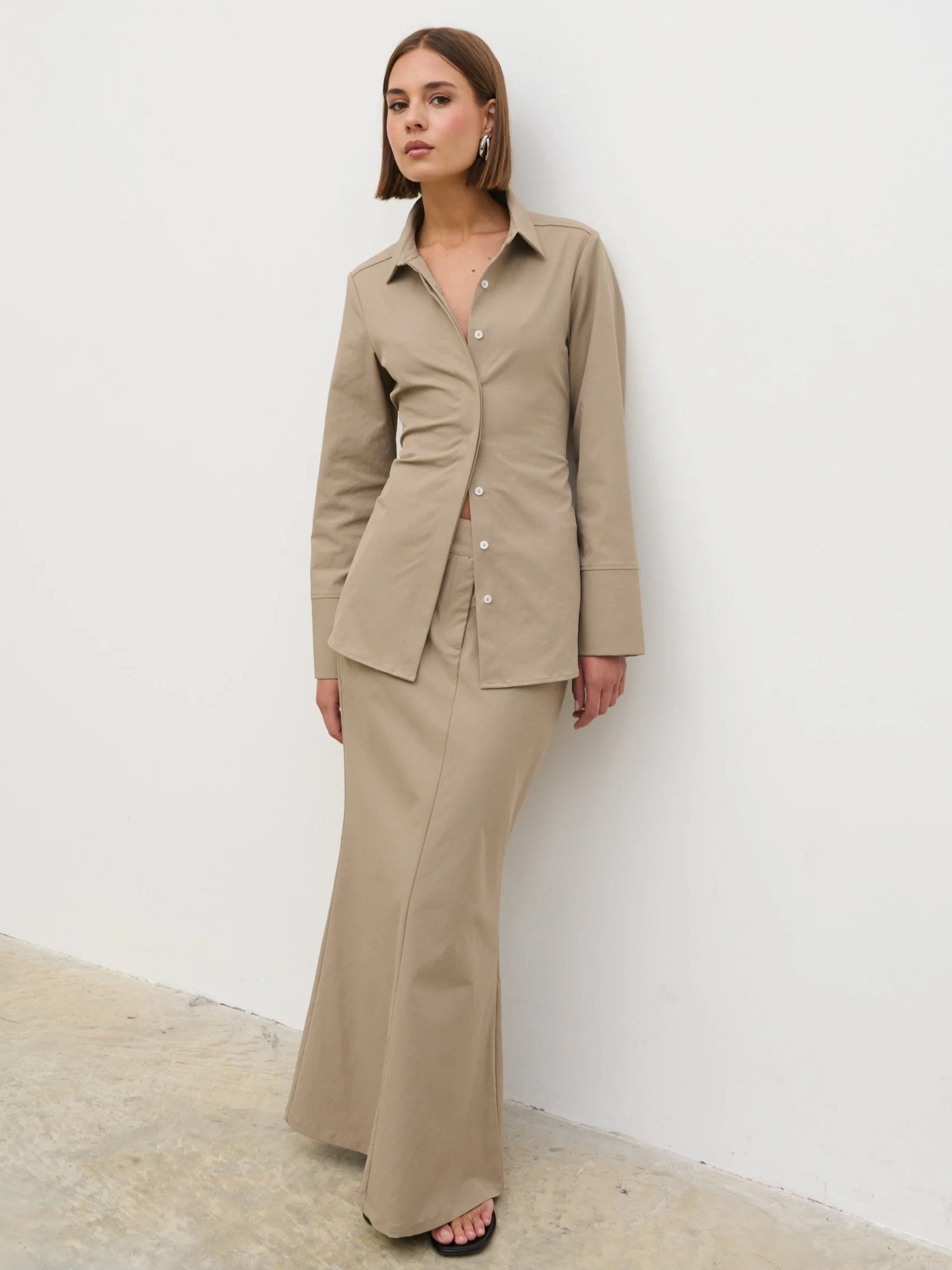 Myley Cinched Shirt | Pretty Lavish (UK)