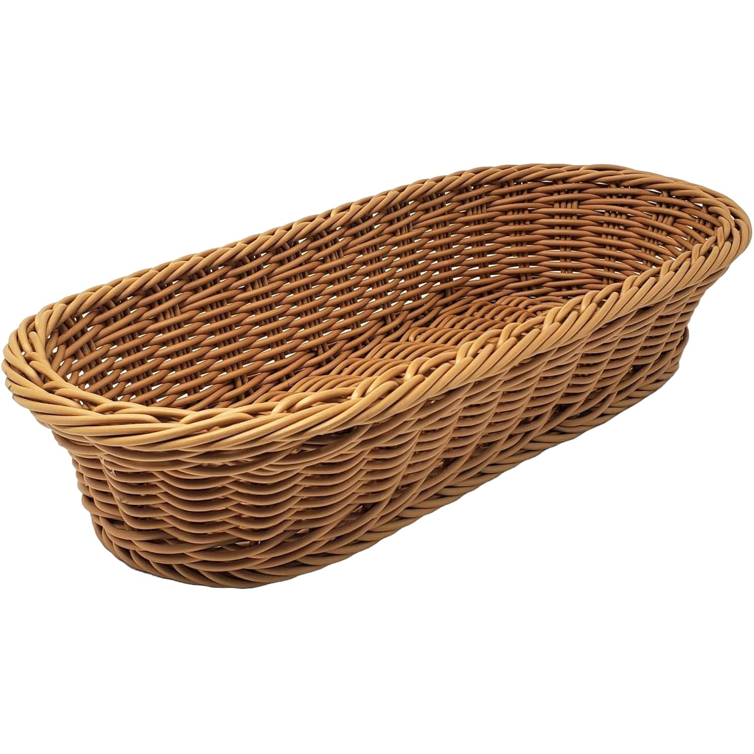 Kovot Wicker Bread Basket - 14.5" Woven Polypropylene Basket – For Food Display and Serving –... | Amazon (US)