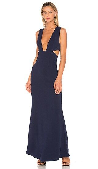 NBD Yani Gown in Navy | Revolve Clothing (Global)