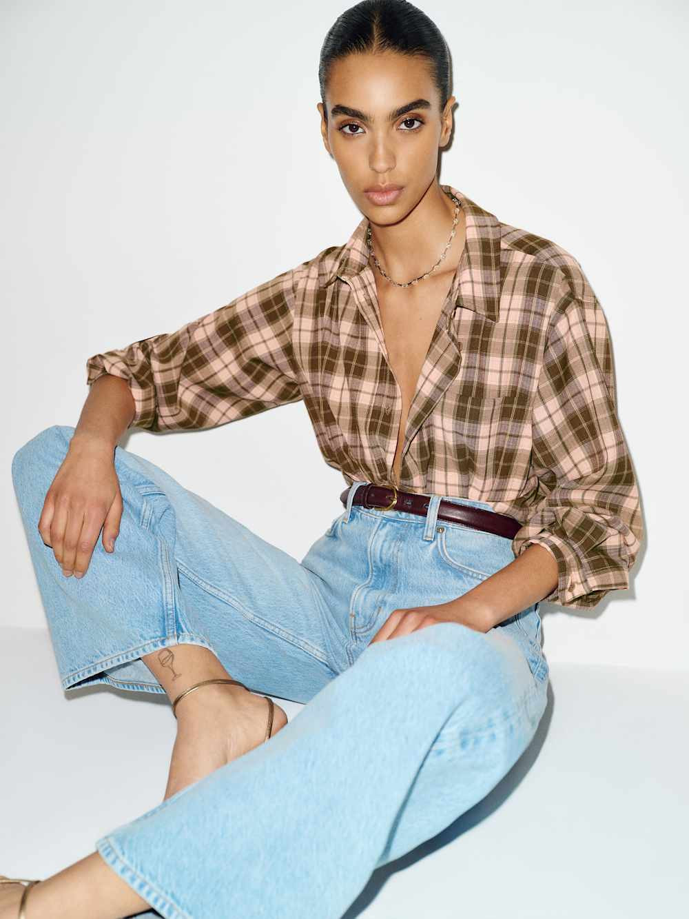 Eli Oversized Shirt | Reformation (Global)
