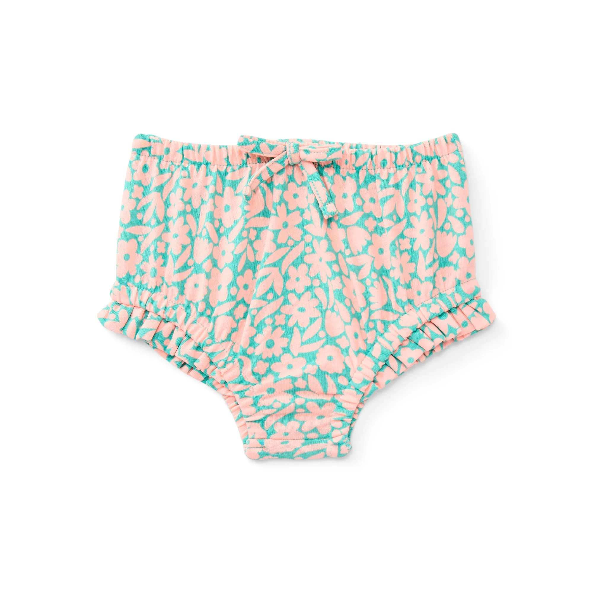 Wonder Nation Baby Girl Bloomer Shorts, Sizes 0-24 Months | Walmart (US)